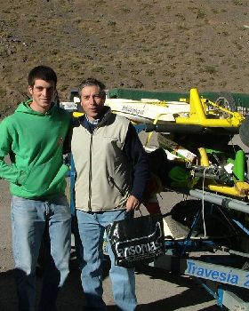 Landsailing, pampa del leoncito, argentina 