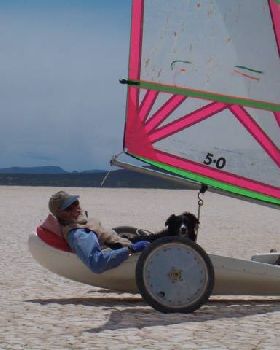 Sailing on the Alvord Desert 