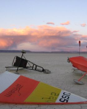 Sailing on the Alvord Desert 