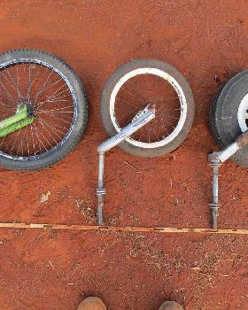 LLM 20" 16"bike  and boat trailer wheel front ends
