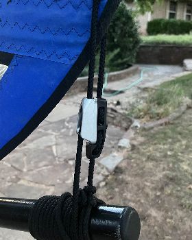 Buggy landsailer conversion