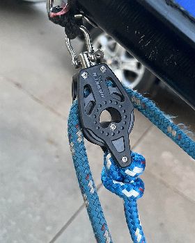 Buggy landsailer conversion