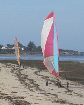 beach sailing Kangaroo Island