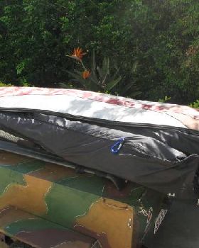 '99 Honda Varadero as tow vehicle for Blokart trailer