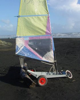 Lake Lefroy Mini at Kariotahi Beach NZ