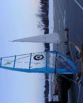 Testing new sail