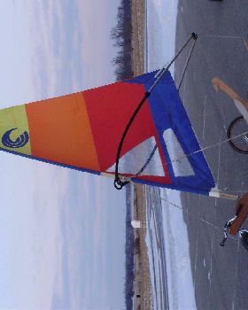 First windsurfer sail