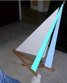 a frame mast