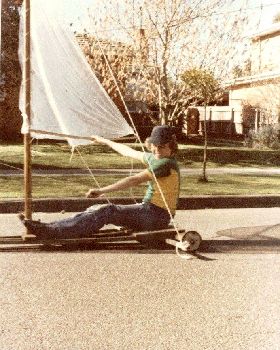 Circa 1976 age 10 frame made from garden stakes
