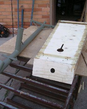 Seat fibre glassing