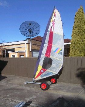 Frame and sail