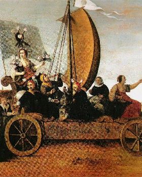 Flora's Malle-wagen van Hendrik Pot 1640