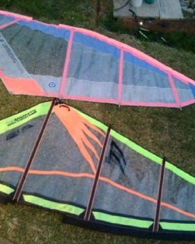 Pink/Blue is 6.1Mtr   Green/Orange 5Mtr