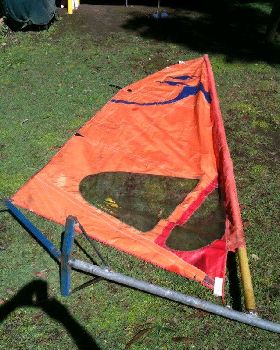 gastra sail complete on frame