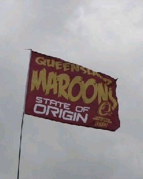 Qld Flag, State of Origin 4, Nov 2010
