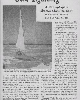 Popular Mechanics Iceyacht projects