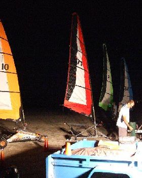 perth blokart club night sail