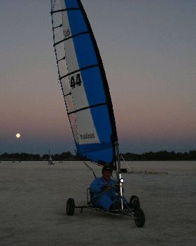perth blokart club night sail