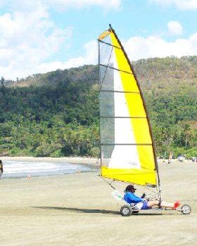 Big Les Bews at  Cape Hillsborough Regatta.