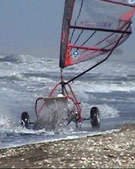LANDSAILING  EN BAHIA DE LOBOS