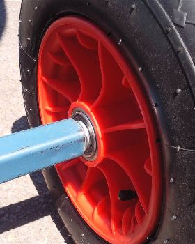 New wheels testing