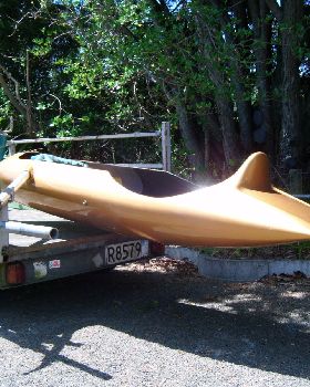 on trailer