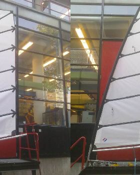 Sail mast boom