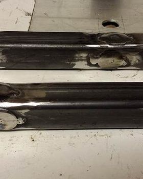 axle stubs with washers