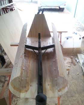 17 Side moulds removed and back plate added