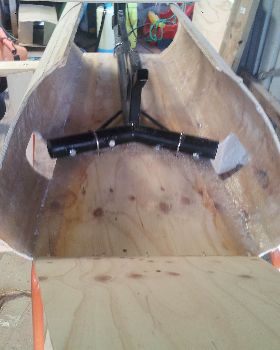 18 Axle holes and indents cut and shaped