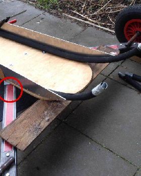 Mini ski fault
