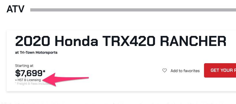 2020TRX420RANCHER-Startingat7699Tri-TownMotorsports
