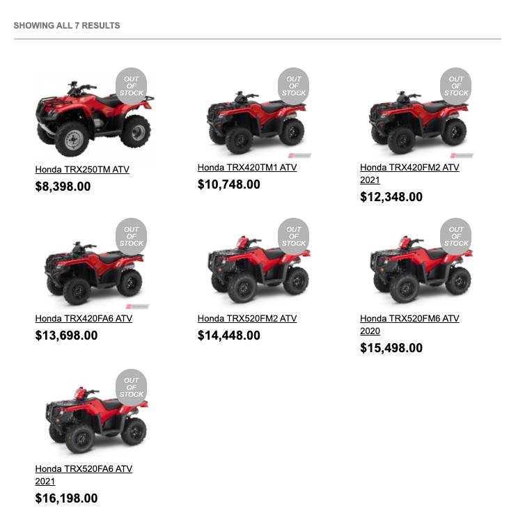 WorkATVProductCategoriesTheHondaShop