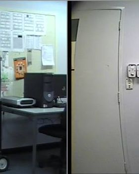 JVC camcorder on left & 580 tvl bulletcam on right