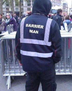 Barrier man