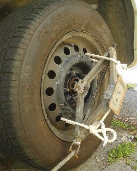 rusted on wheel