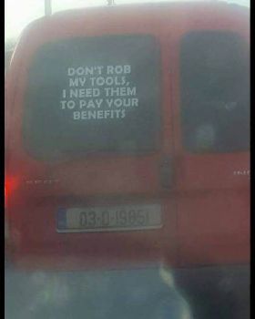 Van sign
