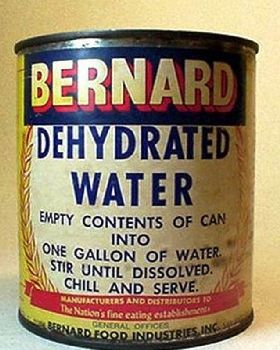 dehydrated water