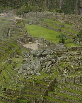 Machu Picchu mosaic picture - december 2006-H