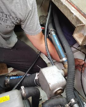 faulty exhaust construction