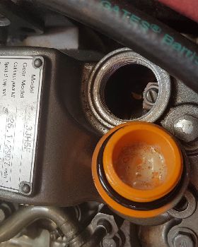 faulty exhaust construction