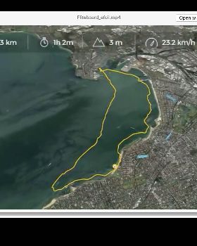 Elwood to Williamstown to Brighton to Elwood nonstop.