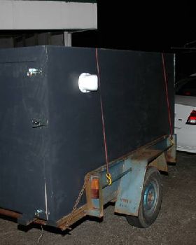 My Windsurfing Trailer - from the back