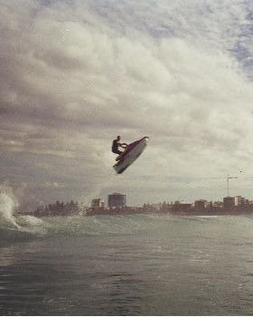 Big air + cold day = sore knees