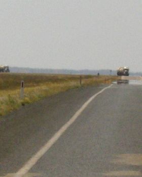 Two Fuel trucks heading our way.