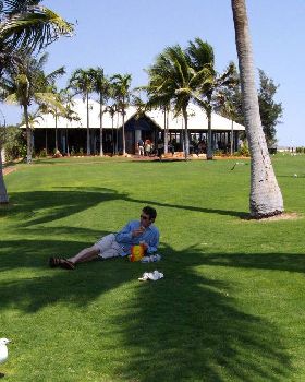 Lunch at Cable Beach.