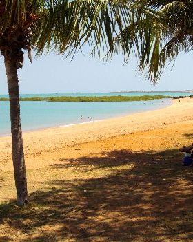 Town Beach with the Tide In.