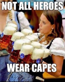 not all heroes wear capes