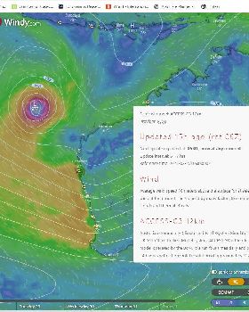 bom's model in windy