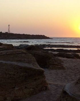 As the sun sets on another september day.
